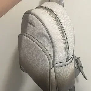 Michael Kors Gradient Backpack, caramel to ash grey MICHAEL KORS JAYCEE MEDIUM BACKPACK OMBRE MK LOGO SIGNATURE  main image 4